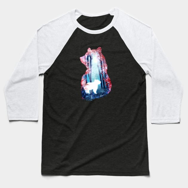 Spirit Bear Baseball T-Shirt by DVerissimo